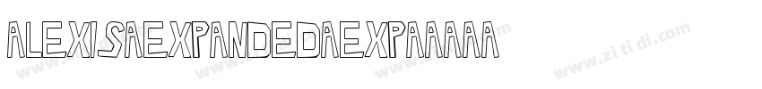 Alexis Expanded Expa字体转换